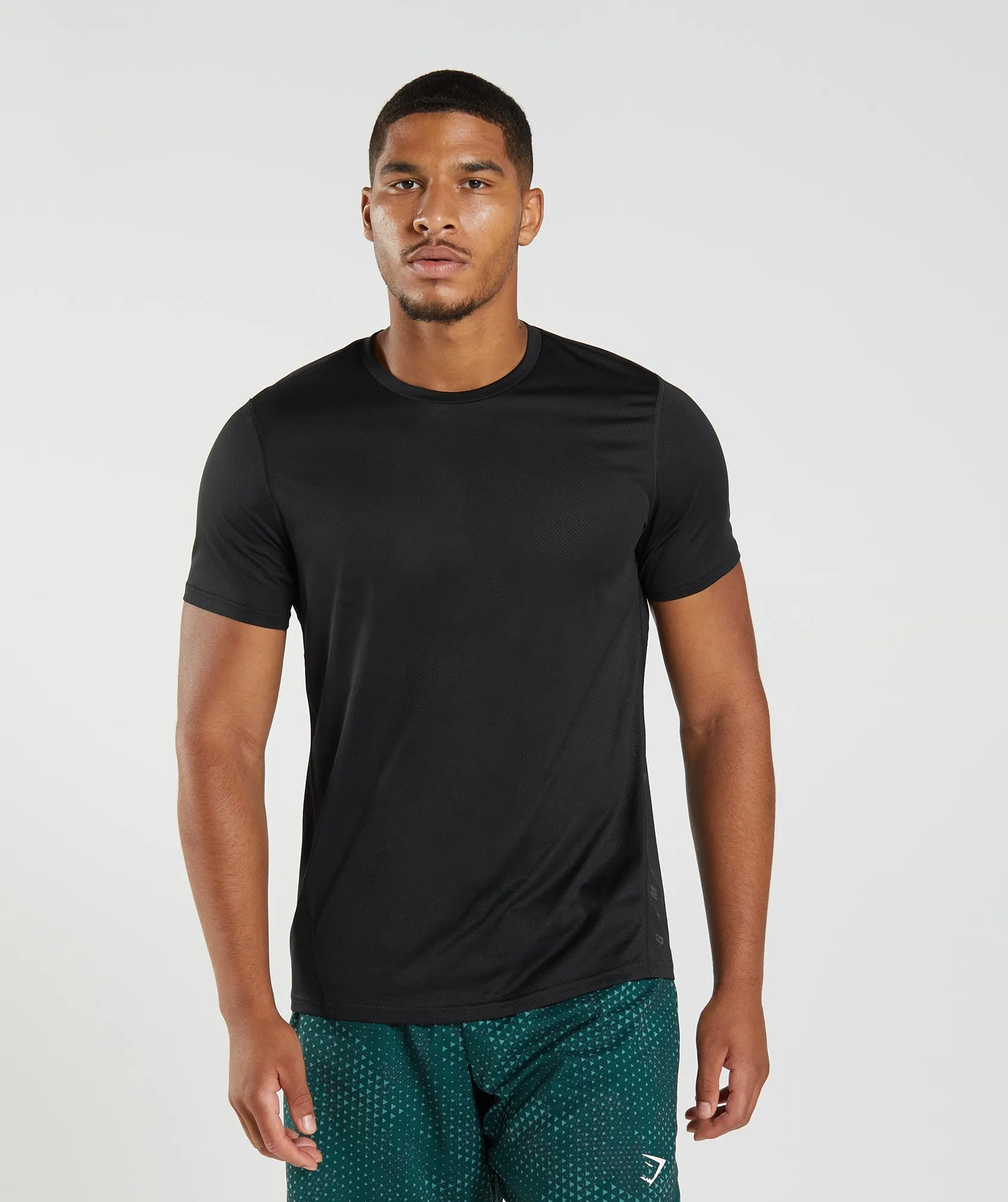 Gymshark Sport T-Shirt - Black/Black Marl sold by Gymshark