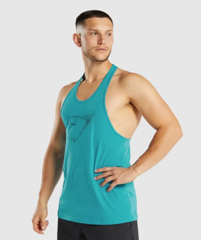 Gymshark Sharkhead Infill Stringer - Blue sold by Gymshark