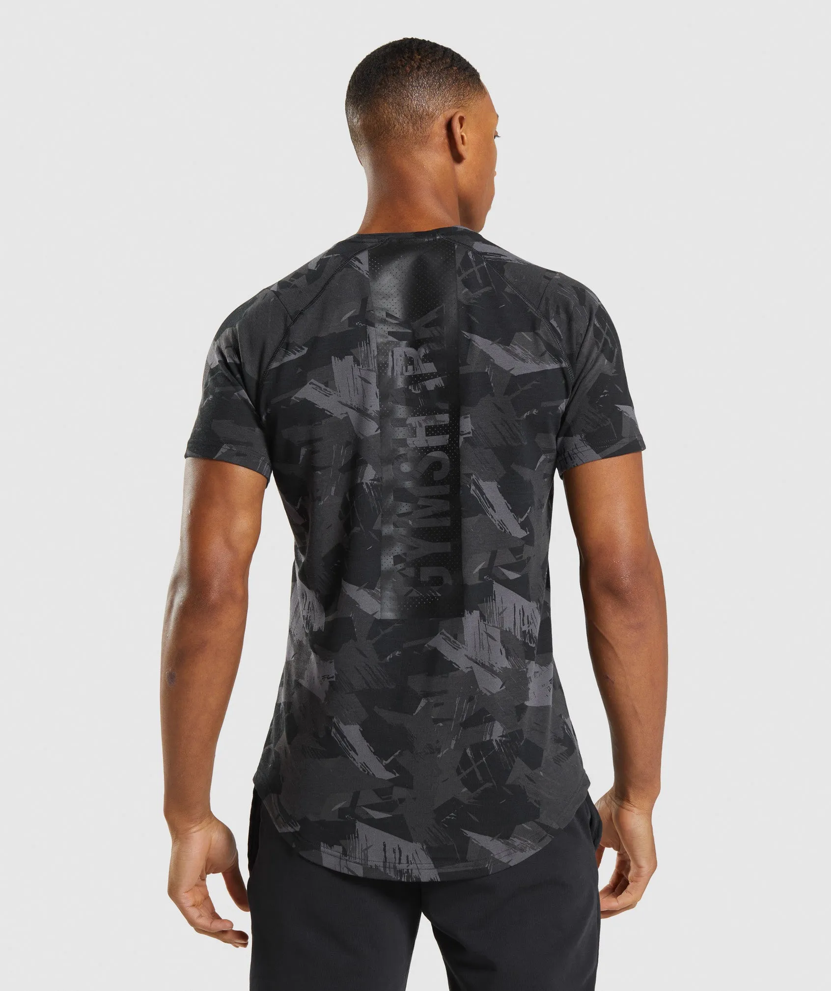 Gymshark Bold T-Shirt - Grey Print sold by Gymshark product image thumbnail 2