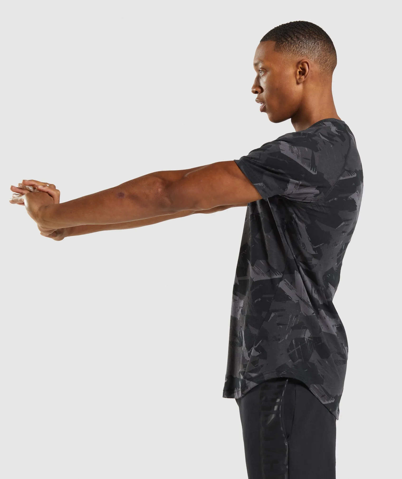 Gymshark Bold T-Shirt - Grey Print sold by Gymshark product image thumbnail 3