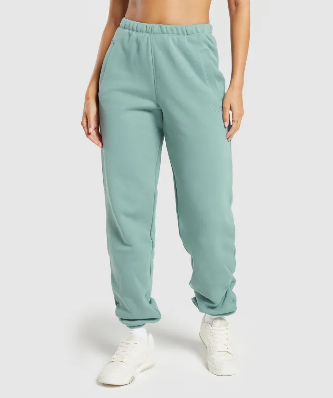Gymshark Heavyweight Loopback Sweat Joggers - Duck Egg Blue sold by Gymshark