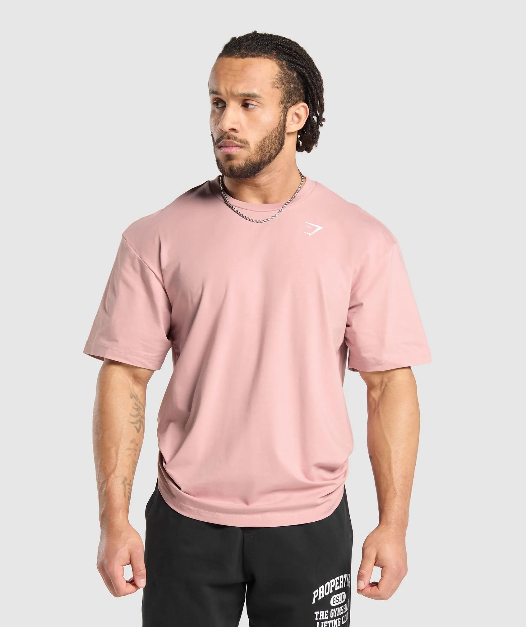 Gymshark Heavy Duty Apparel T-Shirt - Light Pink sold by Gymshark product image thumbnail 2