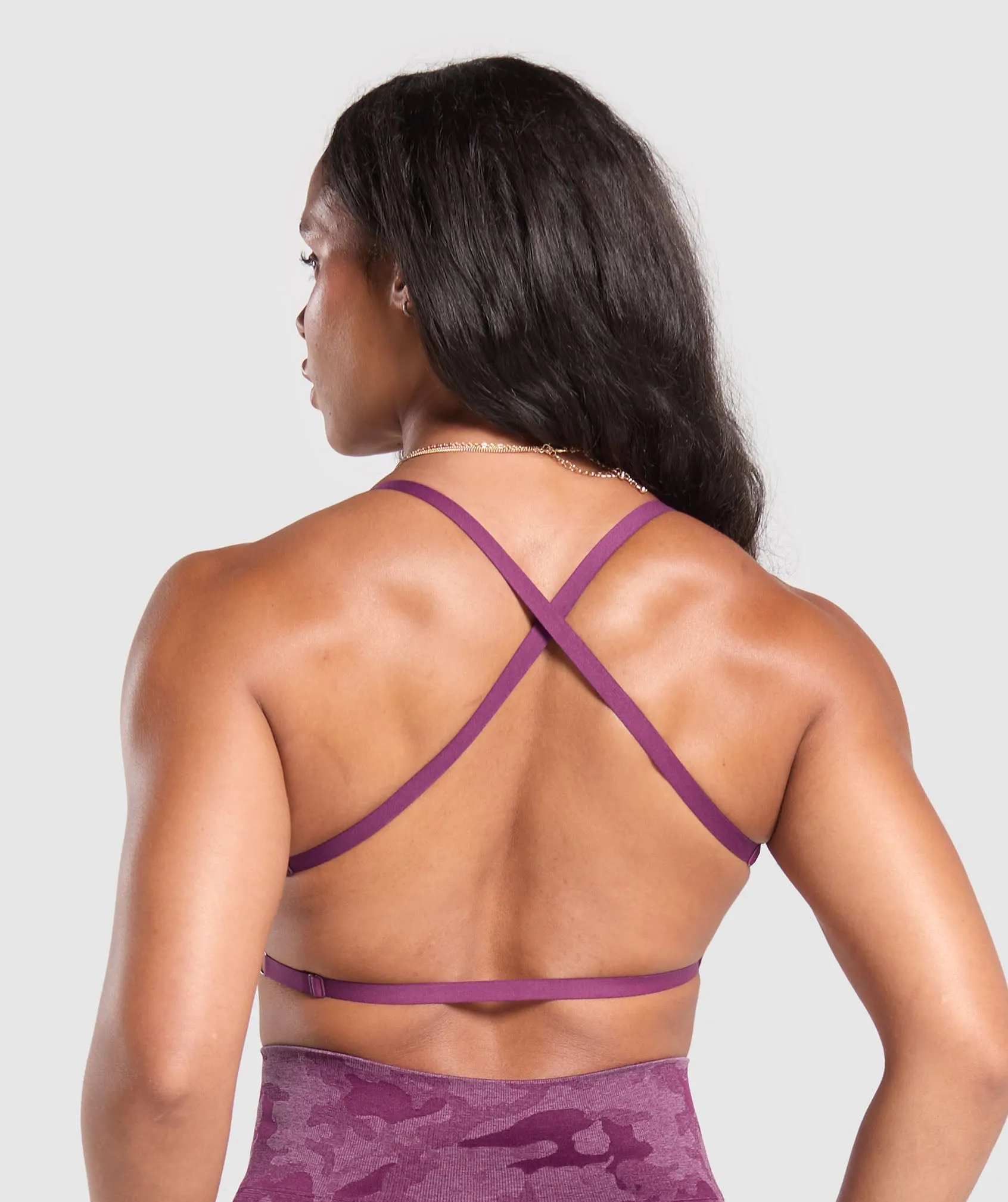 Gymshark Adapt Camo Minimal Bra - Magenta Purple/ Soft Purple sold by Gymshark product image thumbnail 2