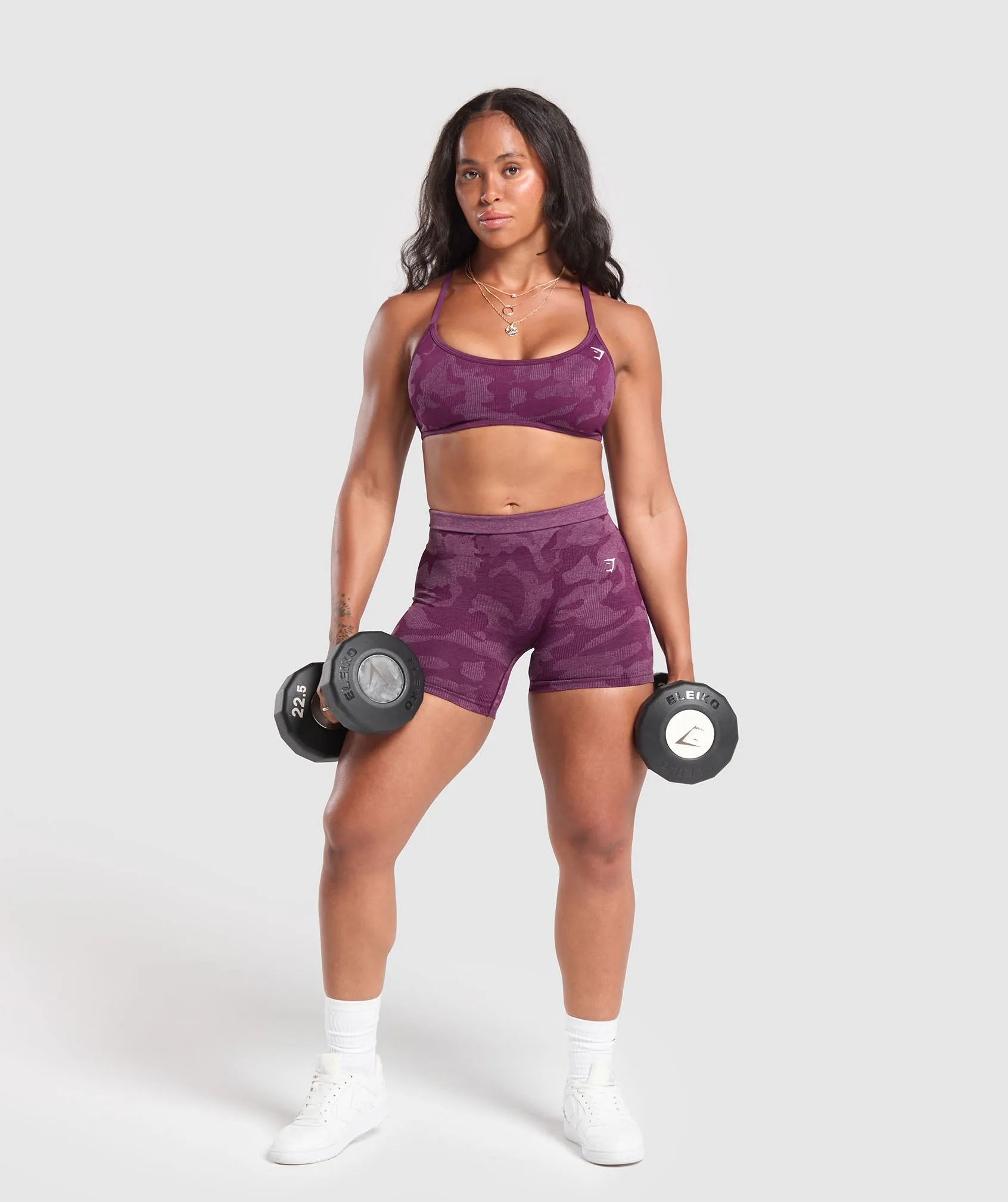 Gymshark Adapt Camo Minimal Bra - Magenta Purple/ Soft Purple sold by Gymshark product image thumbnail 4