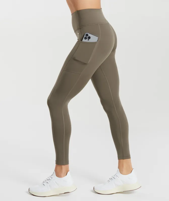 Gymshark Pocket Leggings - Camo Brown sold by Gymshark