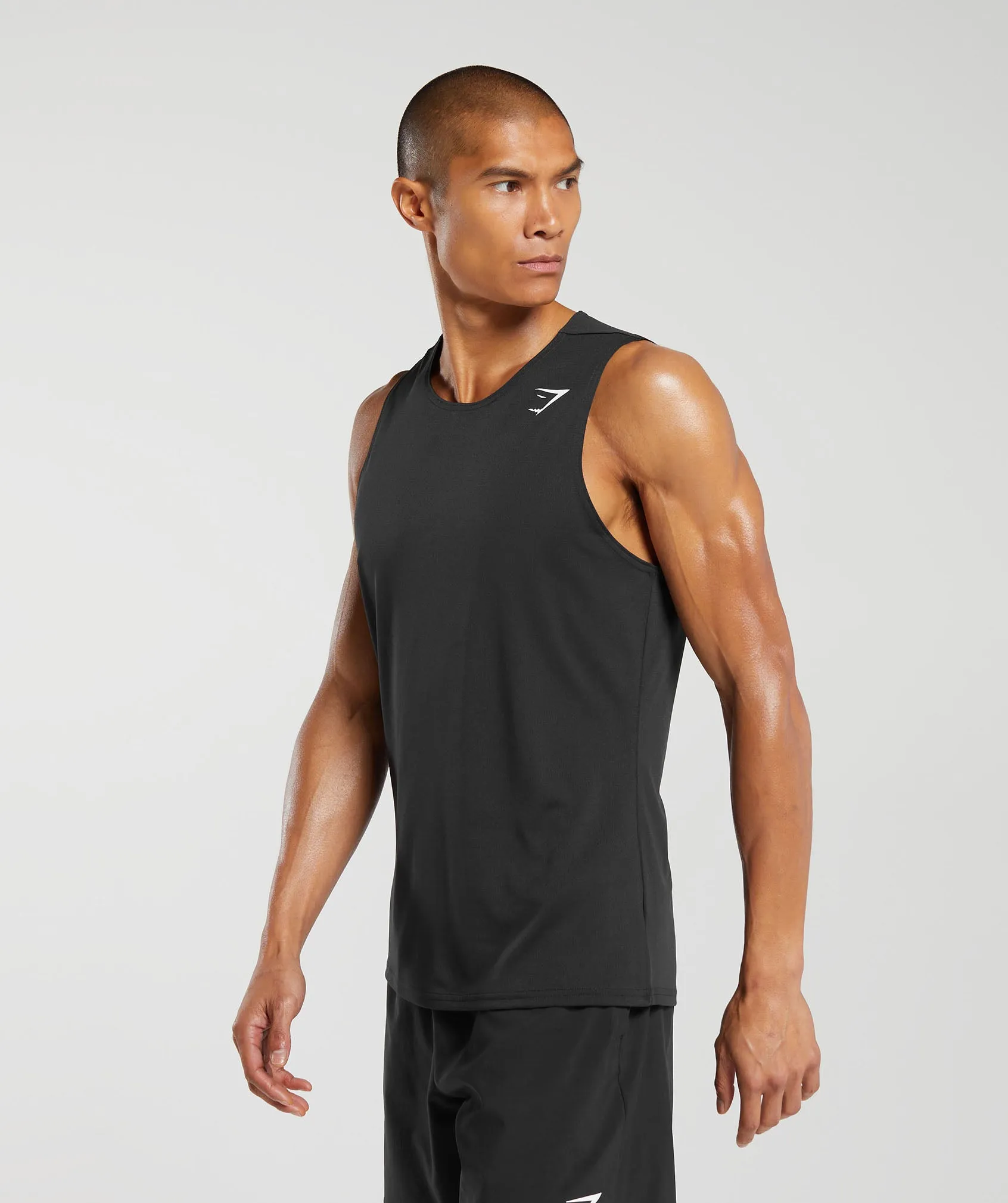 Gymshark Arrival Tank - Black sold by Gymshark product image thumbnail 3