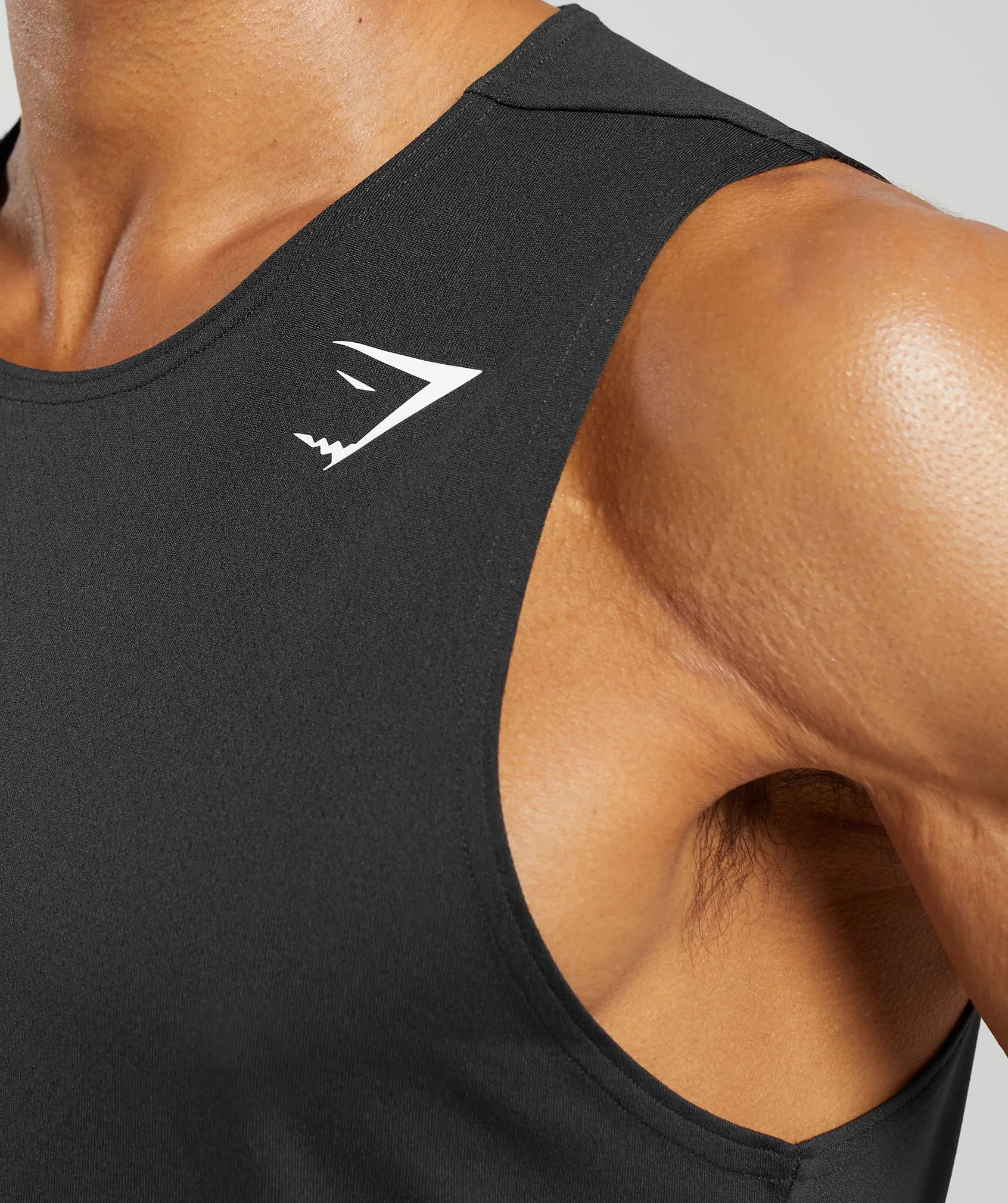 Gymshark Arrival Tank - Black sold by Gymshark product image thumbnail 5