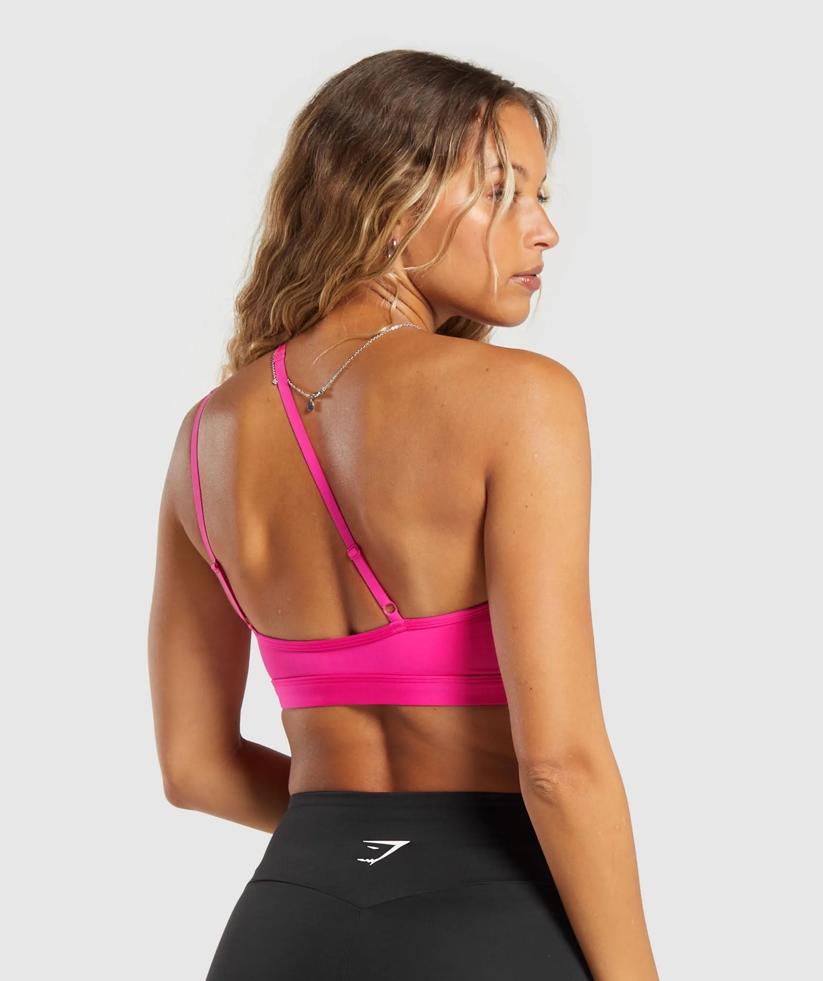Gymshark One Shoulder Sports Bra - Valley Pink sold by Gymshark product image thumbnail 2
