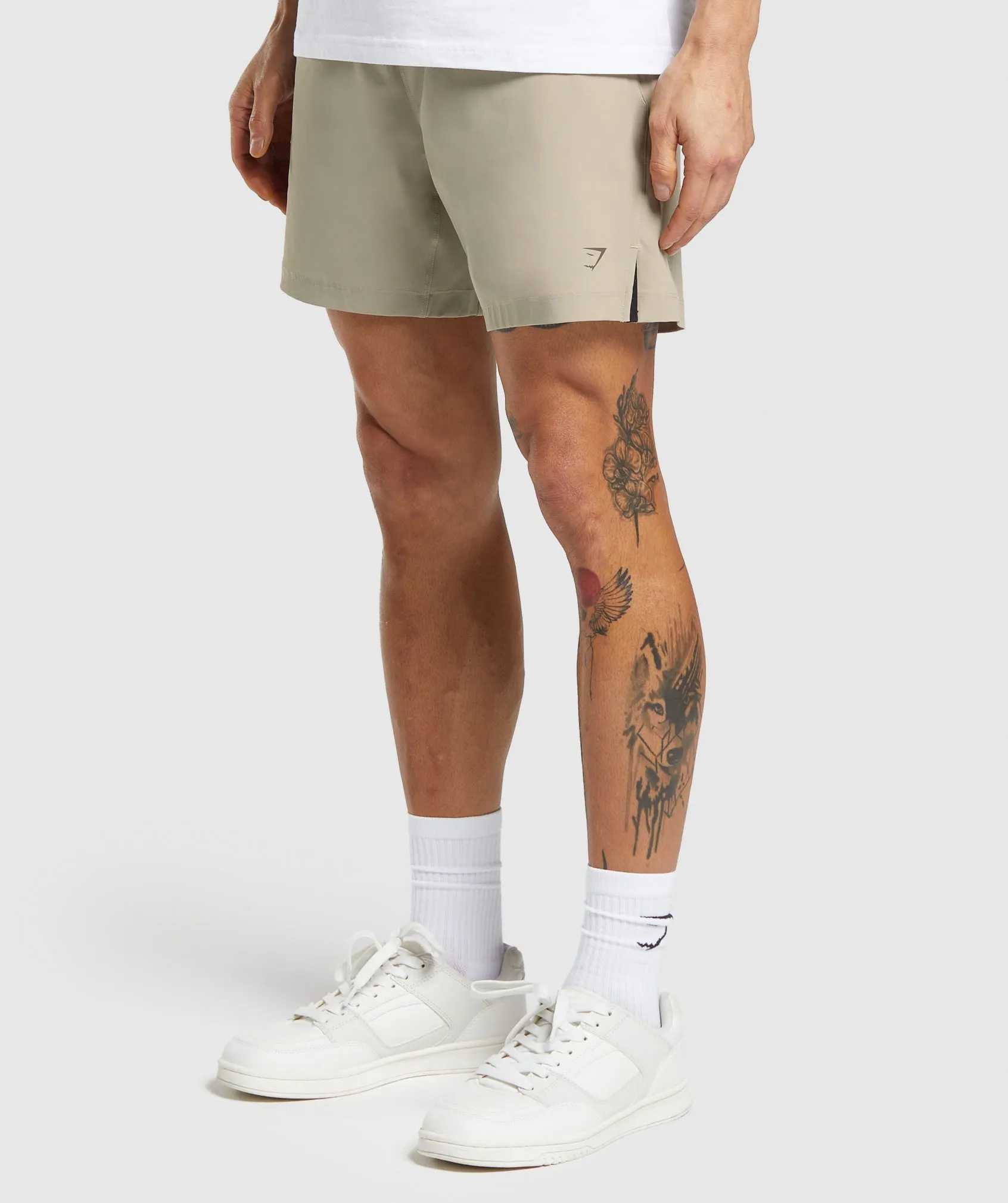 Gymshark Hybrid 6" Shorts - Sand Brown sold by Gymshark product image thumbnail 3