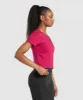 Gymshark Block Crop Top - Build Pink sold by Gymshark