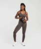 Gymshark Vital V Neck Sports Bra - Brown Marl sold by Gymshark