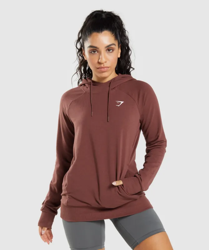 Gymshark Training Hoodie - Cherry Brown sold by Gymshark