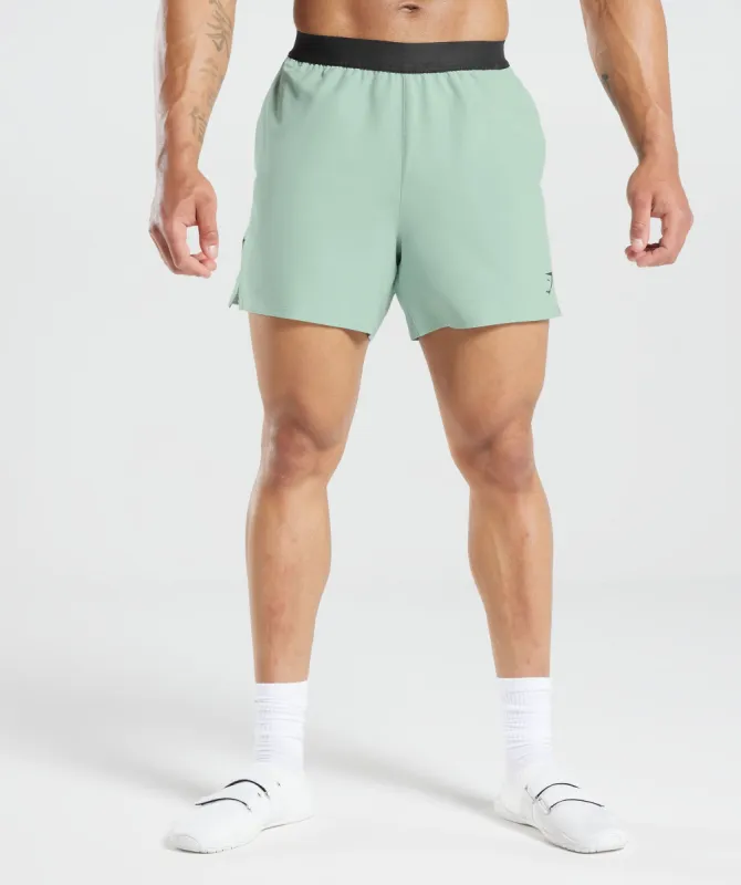 Gymshark 315 Woven Shorts - Frost Teal sold by Gymshark