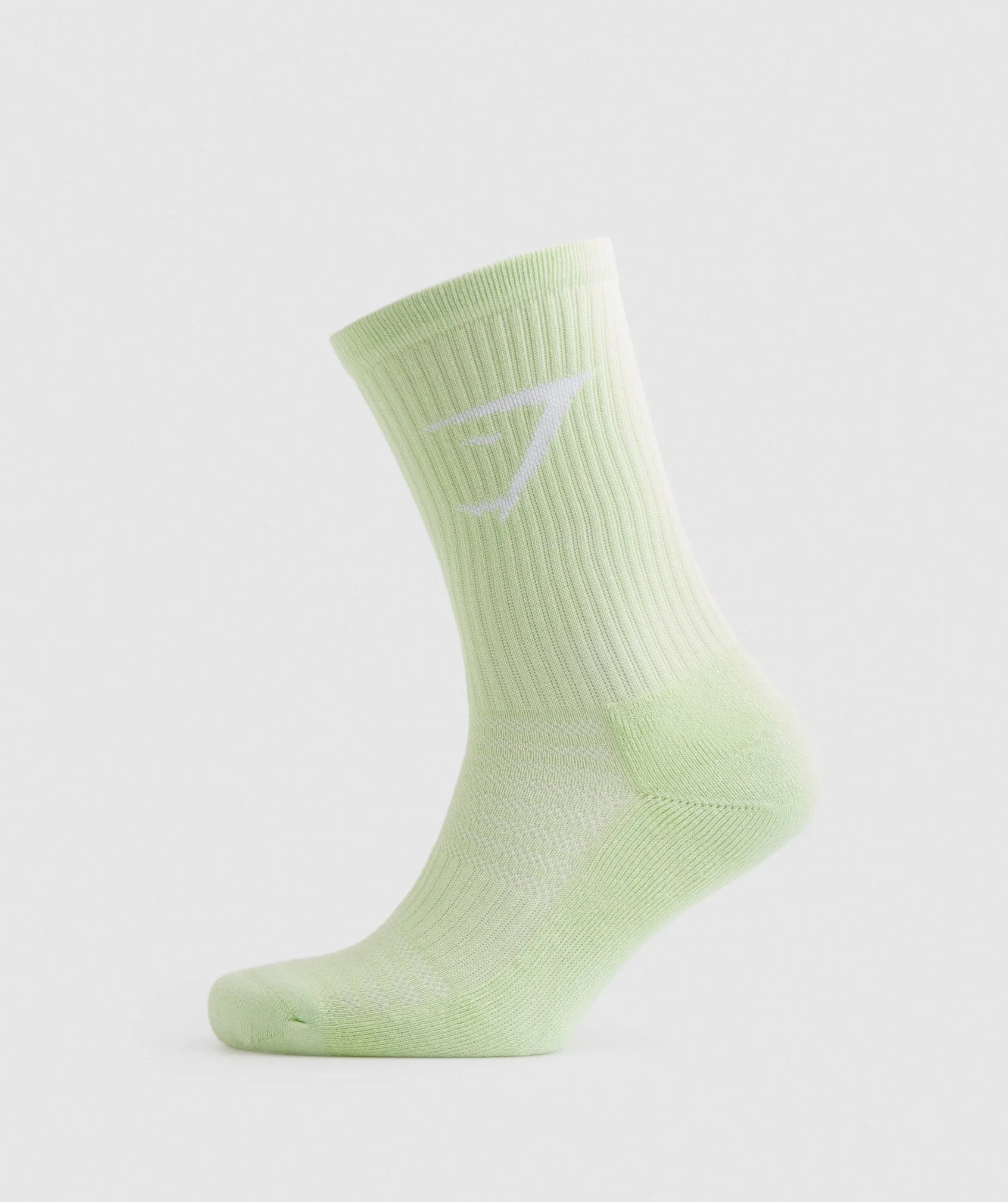 Gymshark Crew Socks 3pk - Faded Lilac/Lavender Blue/Cucumber Green sold by Gymshark product image thumbnail 4