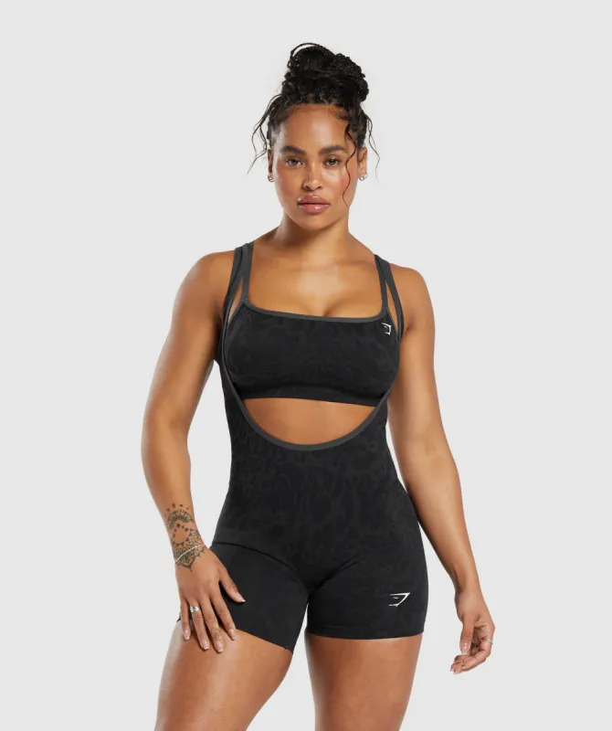 Gymshark Adapt Safari All In One - Black/Asphalt Grey sold by Gymshark