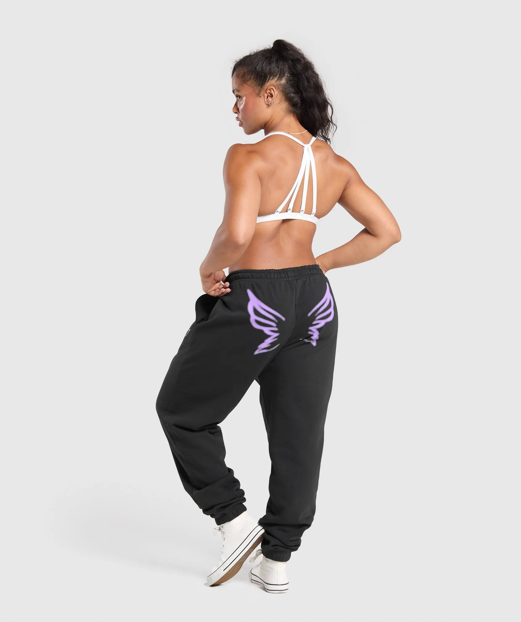 Gymshark Powered By Pre Joggers - Black sold by Gymshark product image thumbnail 4