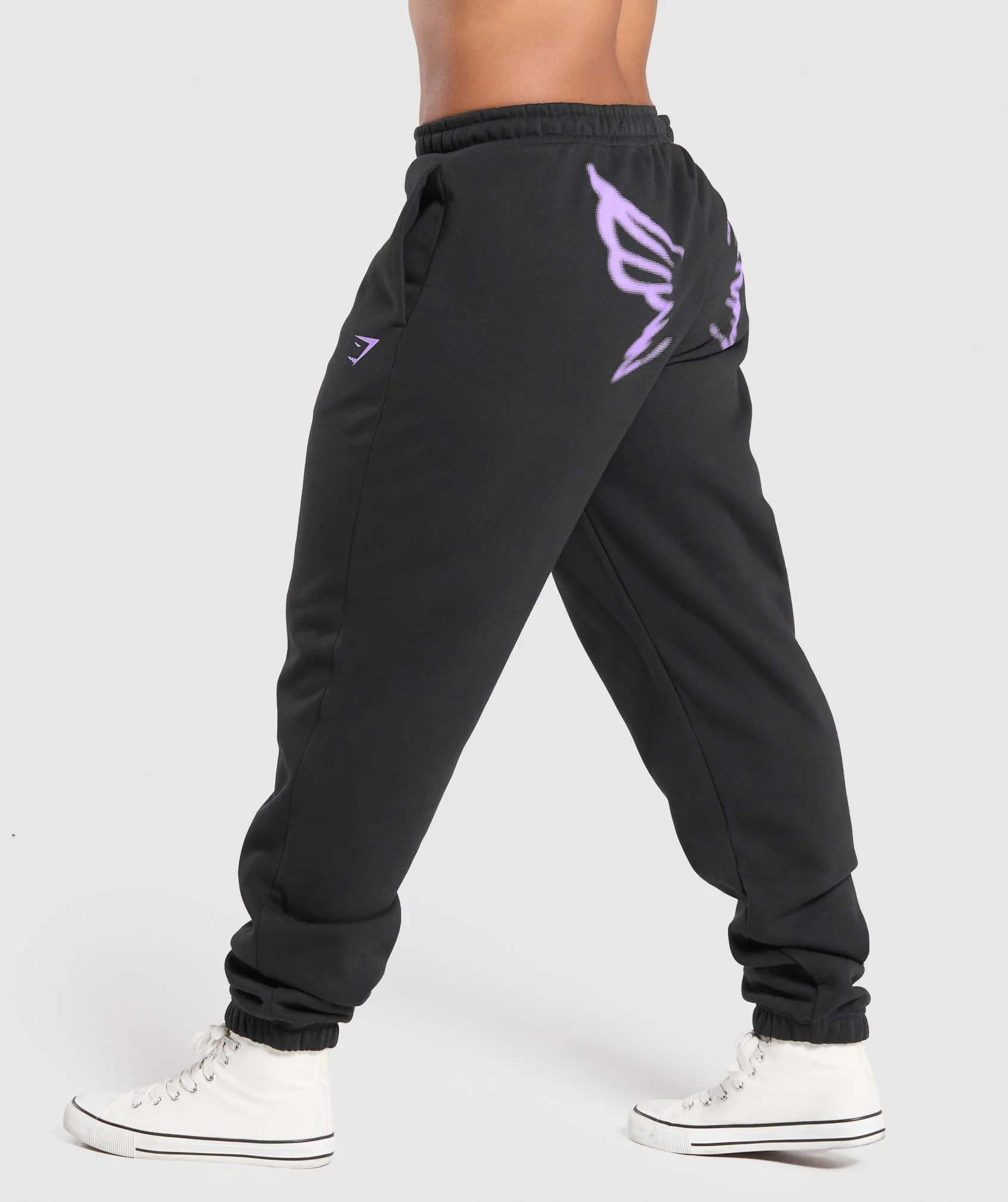 Gymshark Powered By Pre Joggers - Black sold by Gymshark product image thumbnail 3