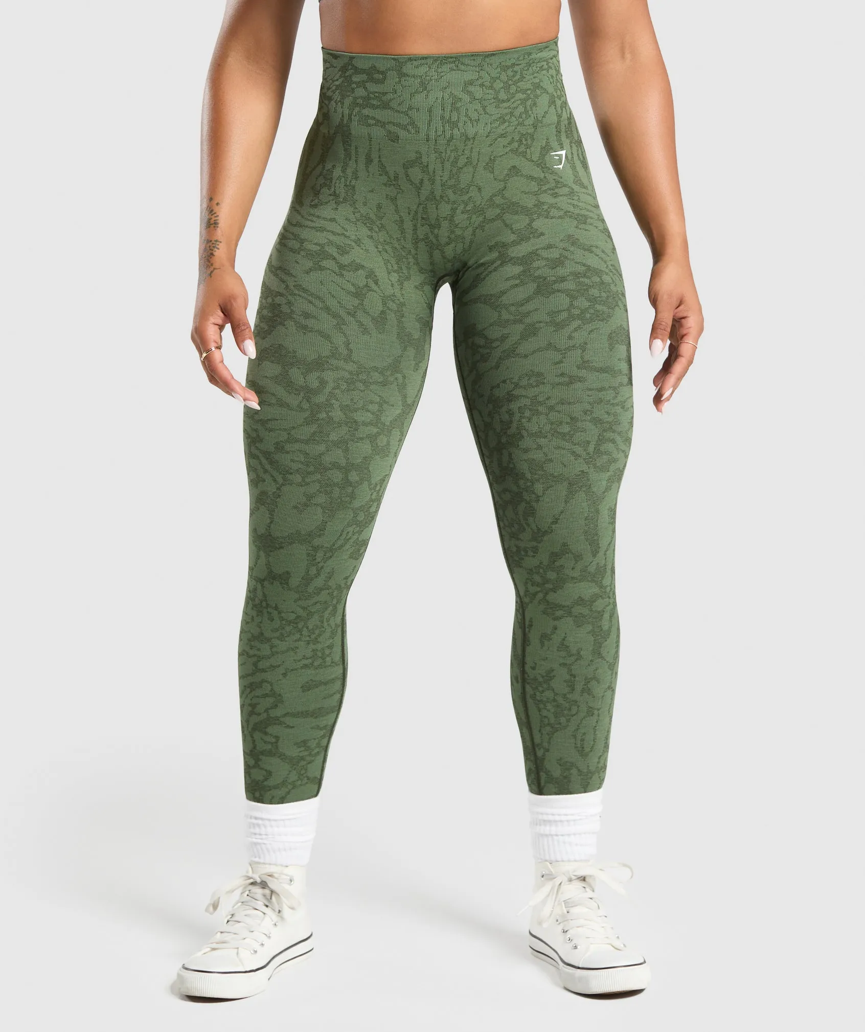 Gymshark Adapt x Whitney Leggings - Force Green/Winter Olive sold by Gymshark product image thumbnail 2