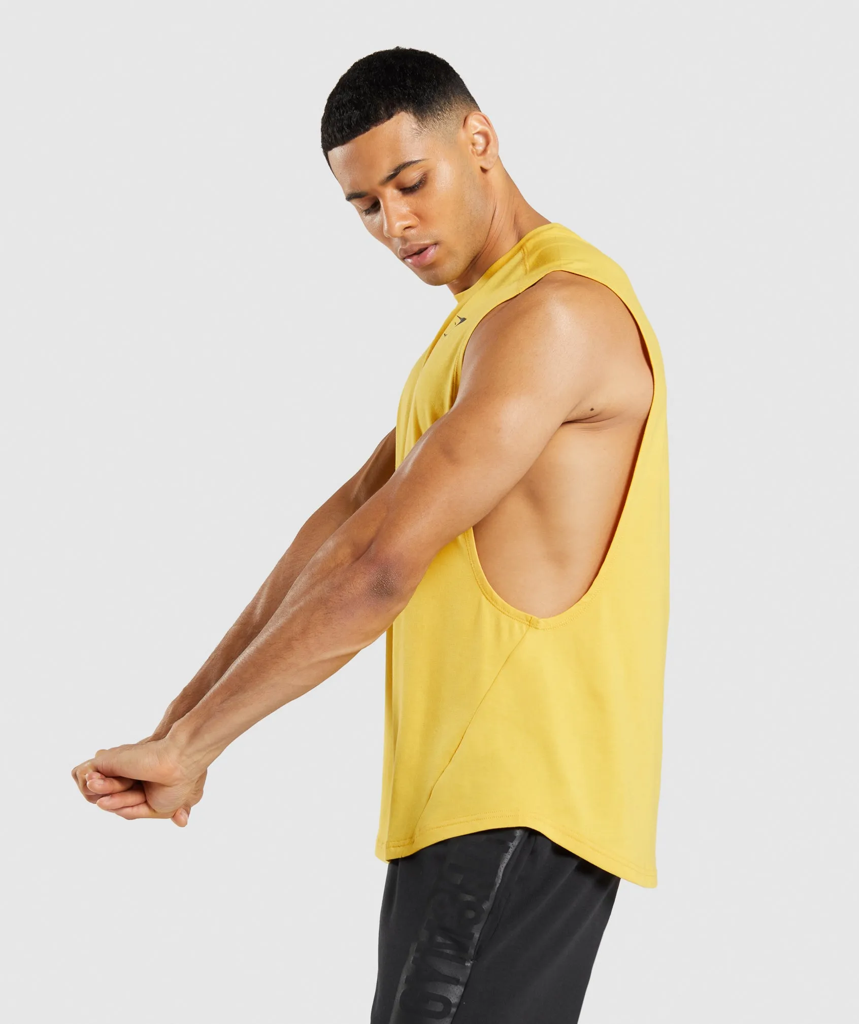 Gymshark Bold Drop Arm Tank - Medallion Yellow sold by Gymshark product image thumbnail 3