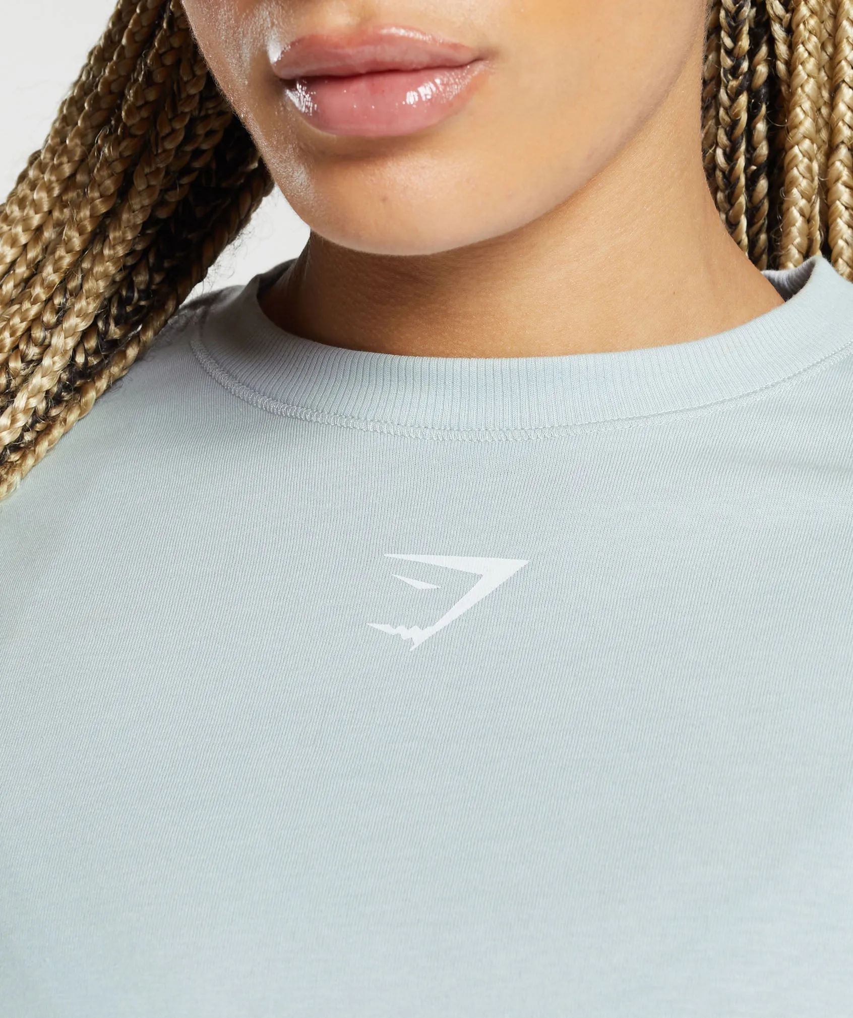 Gymshark Weightlifting Long Sleeve Top - Fresh Blue sold by Gymshark product image thumbnail 5