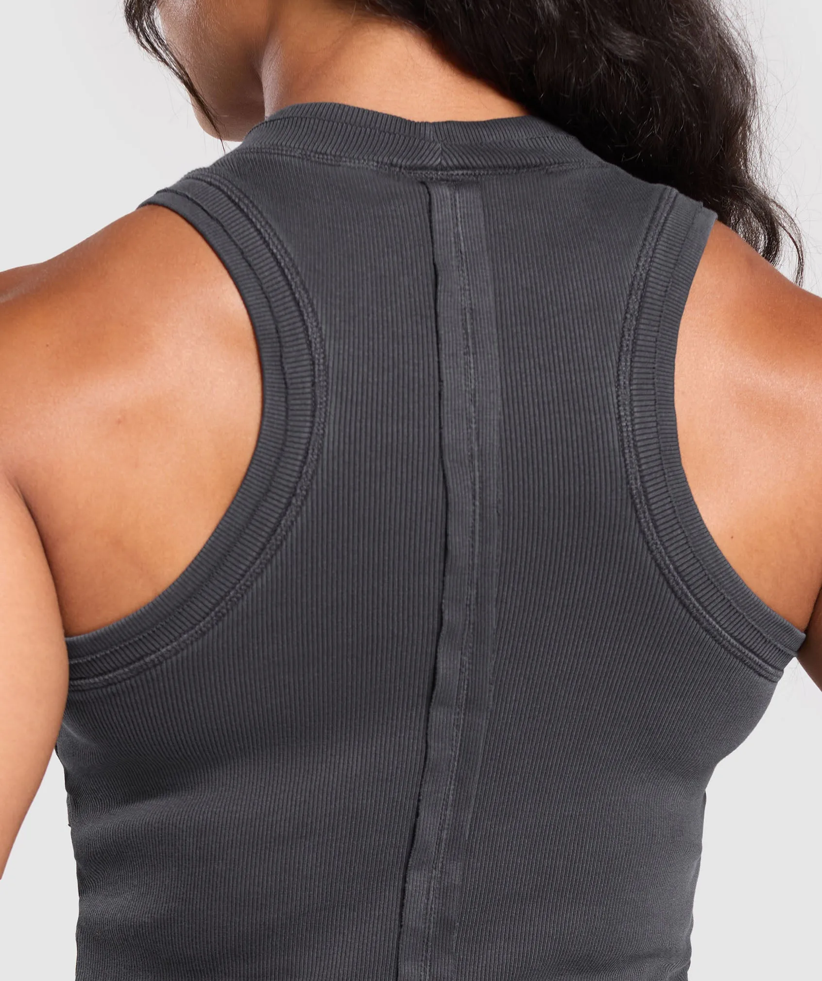 Gymshark Premium Legacy Tank - Black/Pigment Dye sold by Gymshark product image thumbnail 2