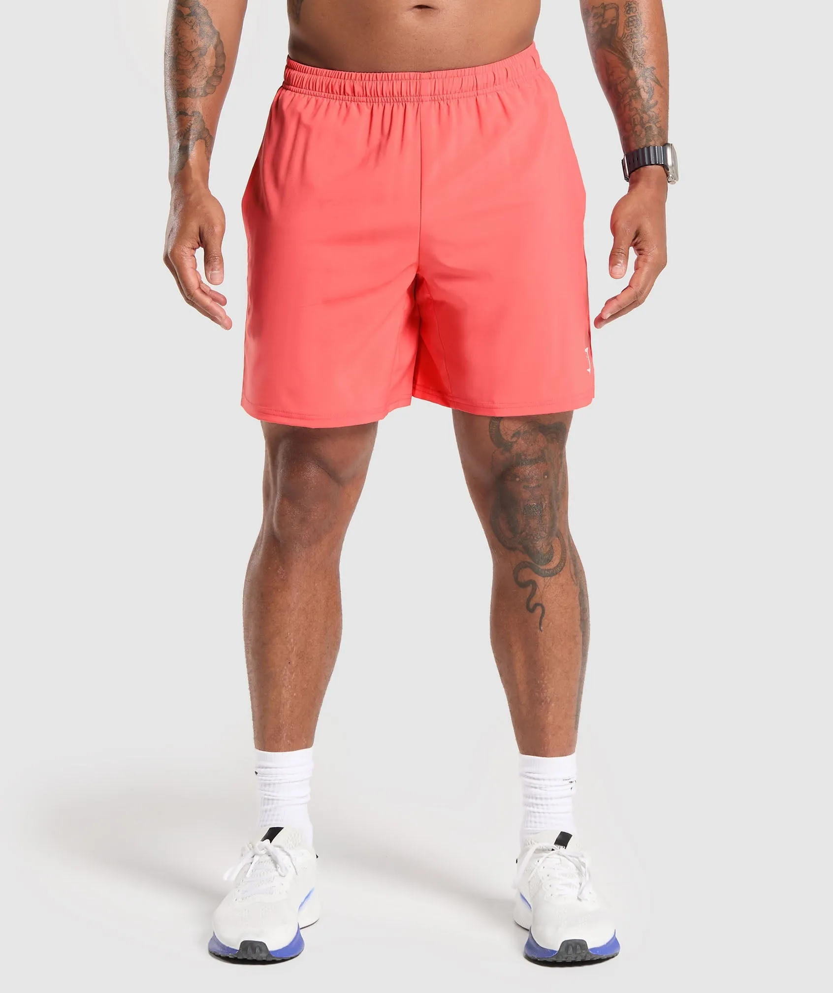 Gymshark Arrival 7" Shorts - Tropical Pink sold by Gymshark