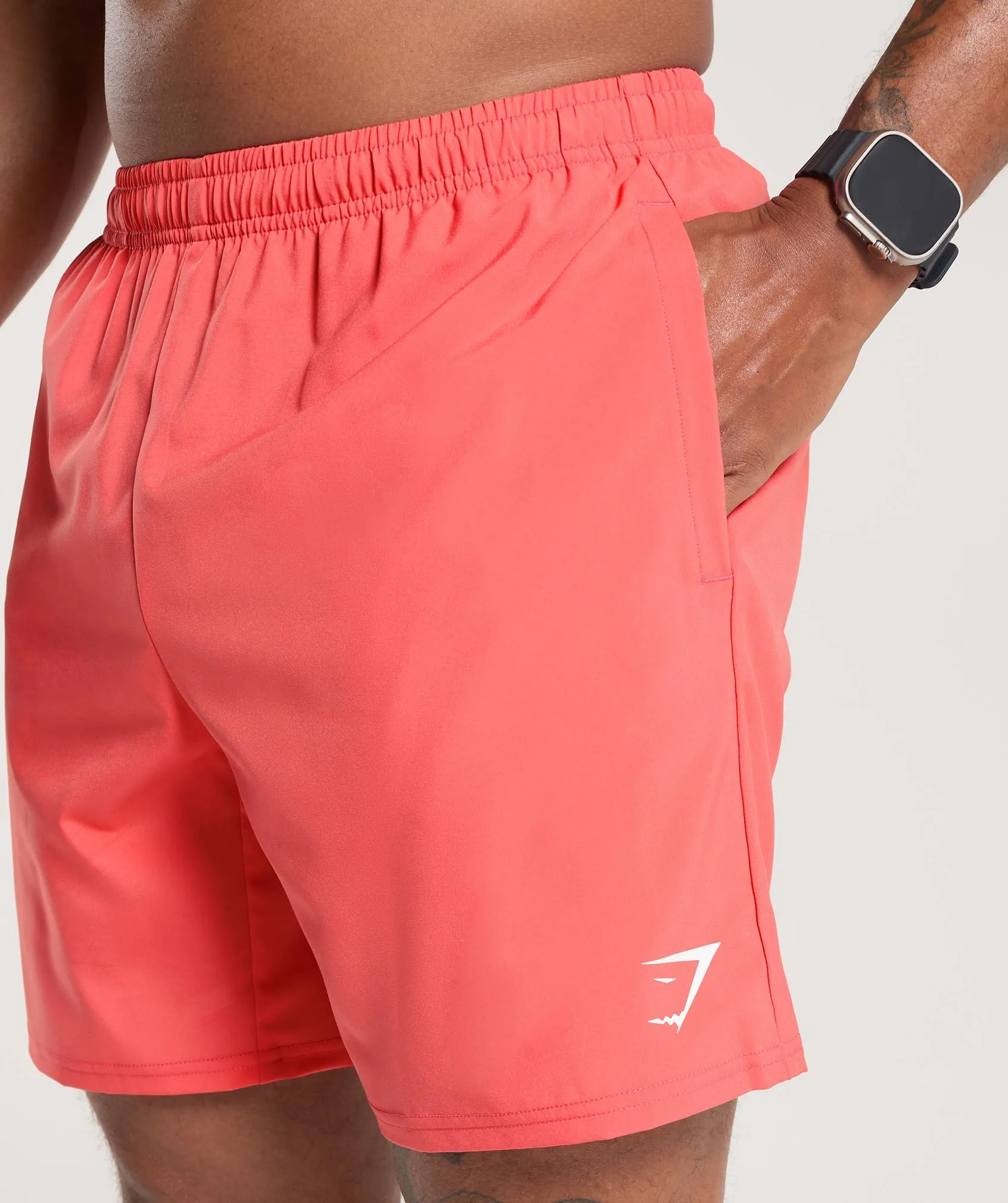 Gymshark Arrival 7" Shorts - Tropical Pink sold by Gymshark product image thumbnail 5