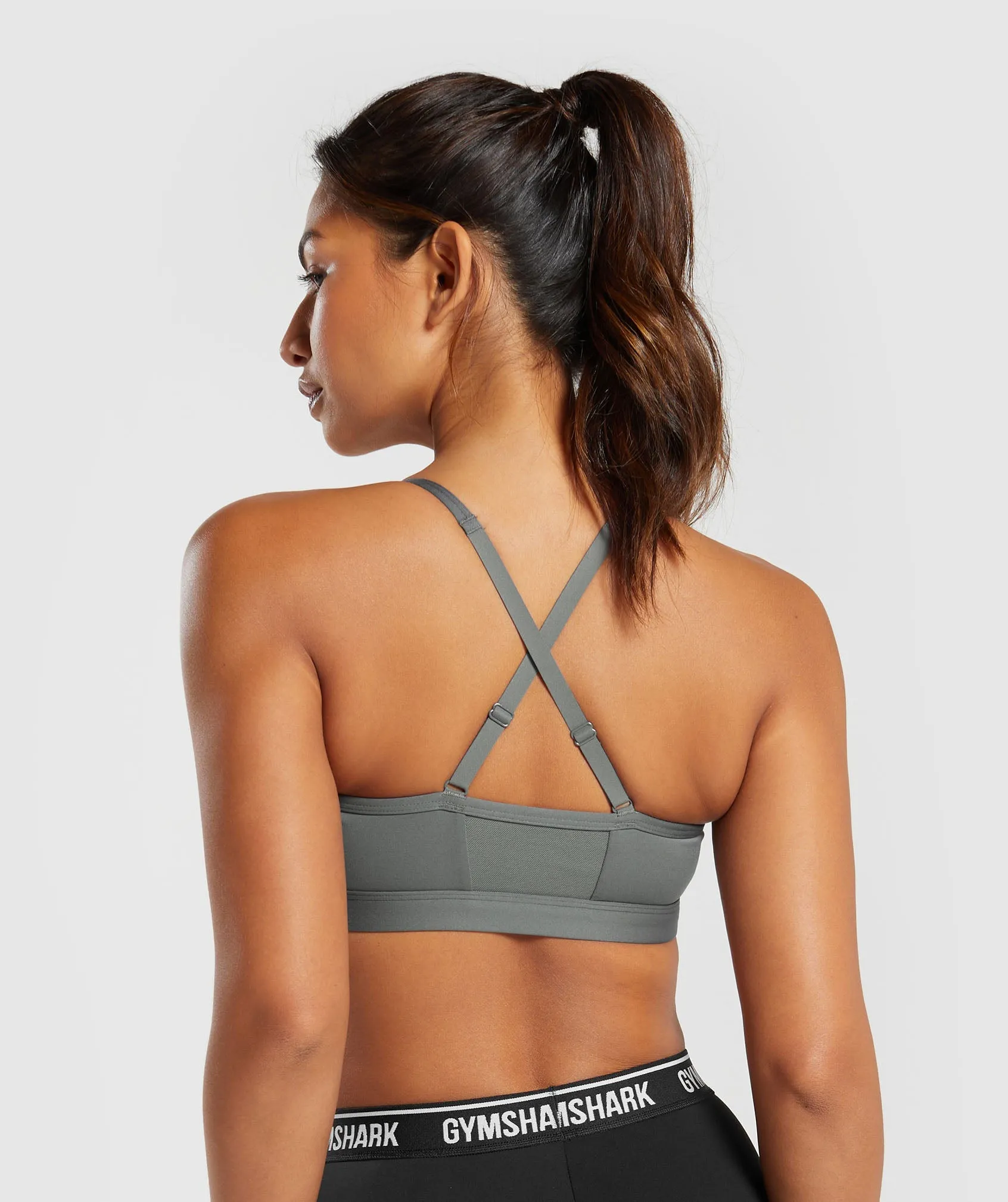 Gymshark Ruched Sports Bra - Brushed Grey sold by Gymshark product image thumbnail 2