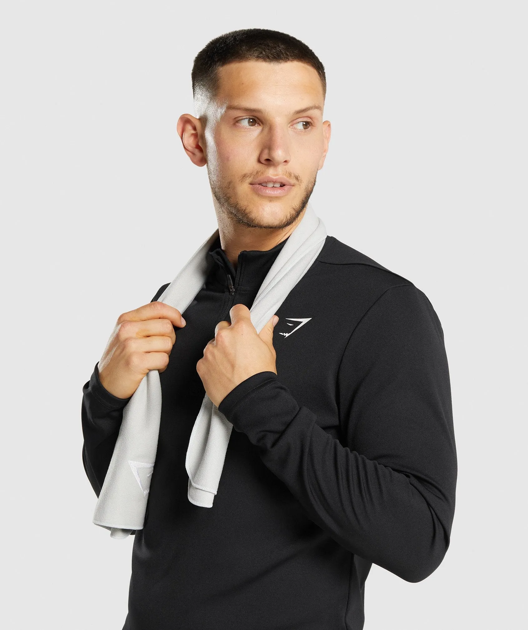 Gymshark Sweat Towel - Light Grey sold by Gymshark product image thumbnail 3