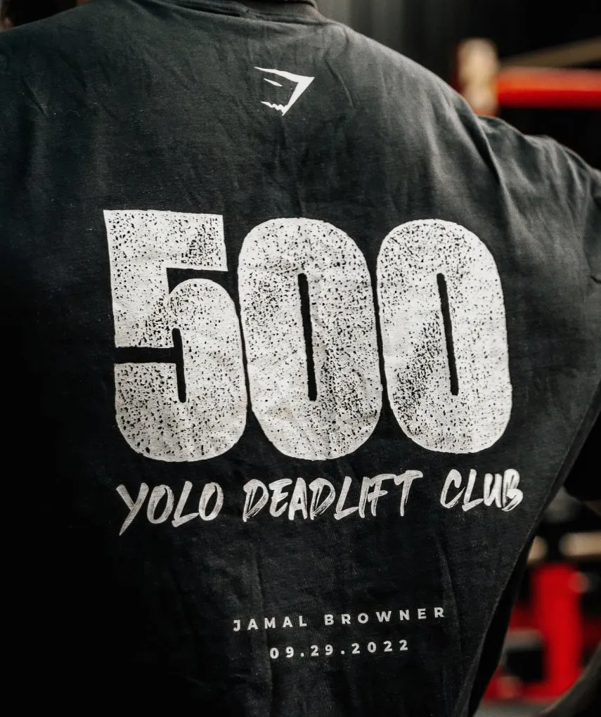 Gymshark 500KG T-Shirt - Black sold by Gymshark product image thumbnail 2
