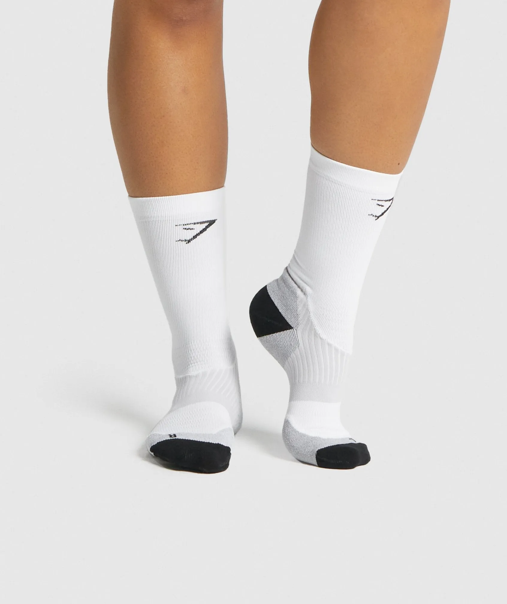Gymshark Lightweight Running Crew Socks - White sold by Gymshark product image thumbnail 3