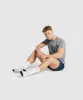 Gymshark Lightweight Running Crew Socks - White sold by Gymshark