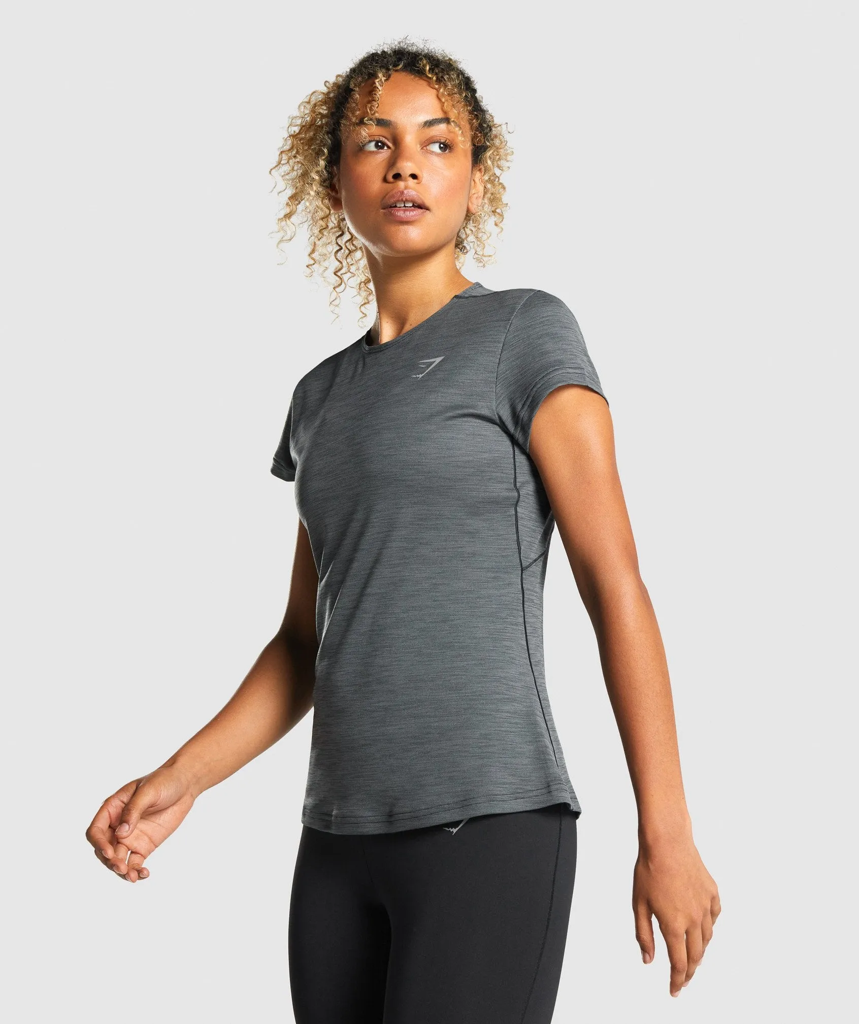 Gymshark Speed T-Shirt - Charcoal Marl sold by Gymshark product image thumbnail 3