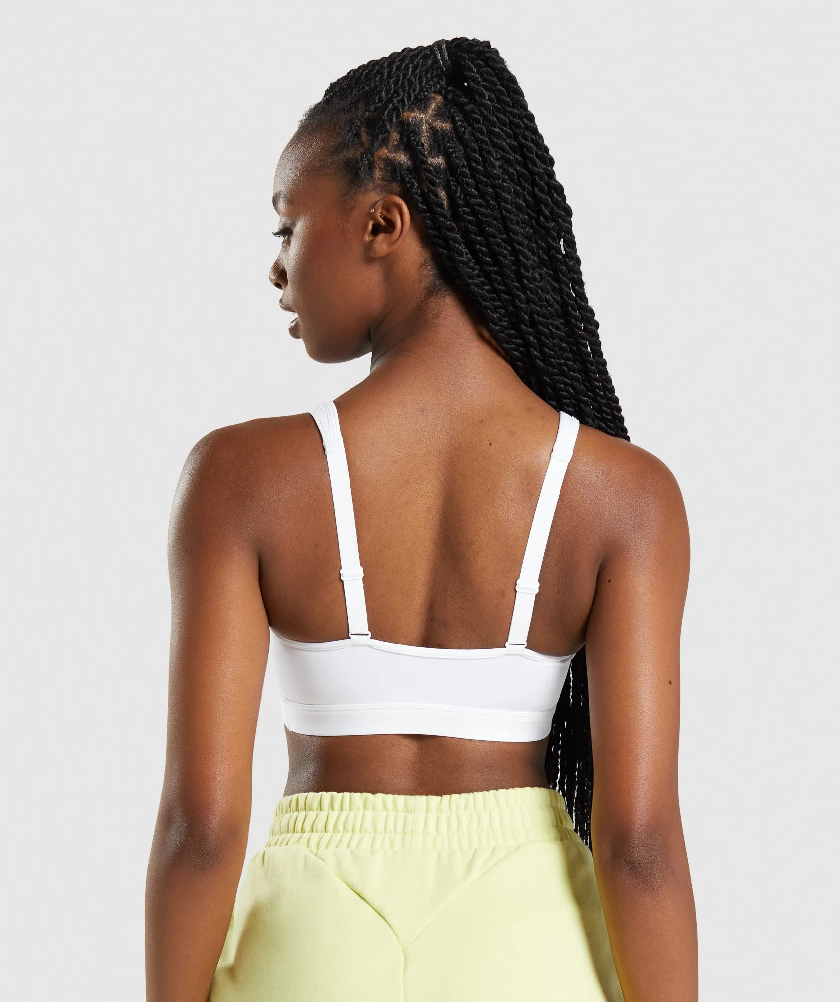 Gymshark Scoop Neck Sports Bra - White sold by Gymshark product image thumbnail 2