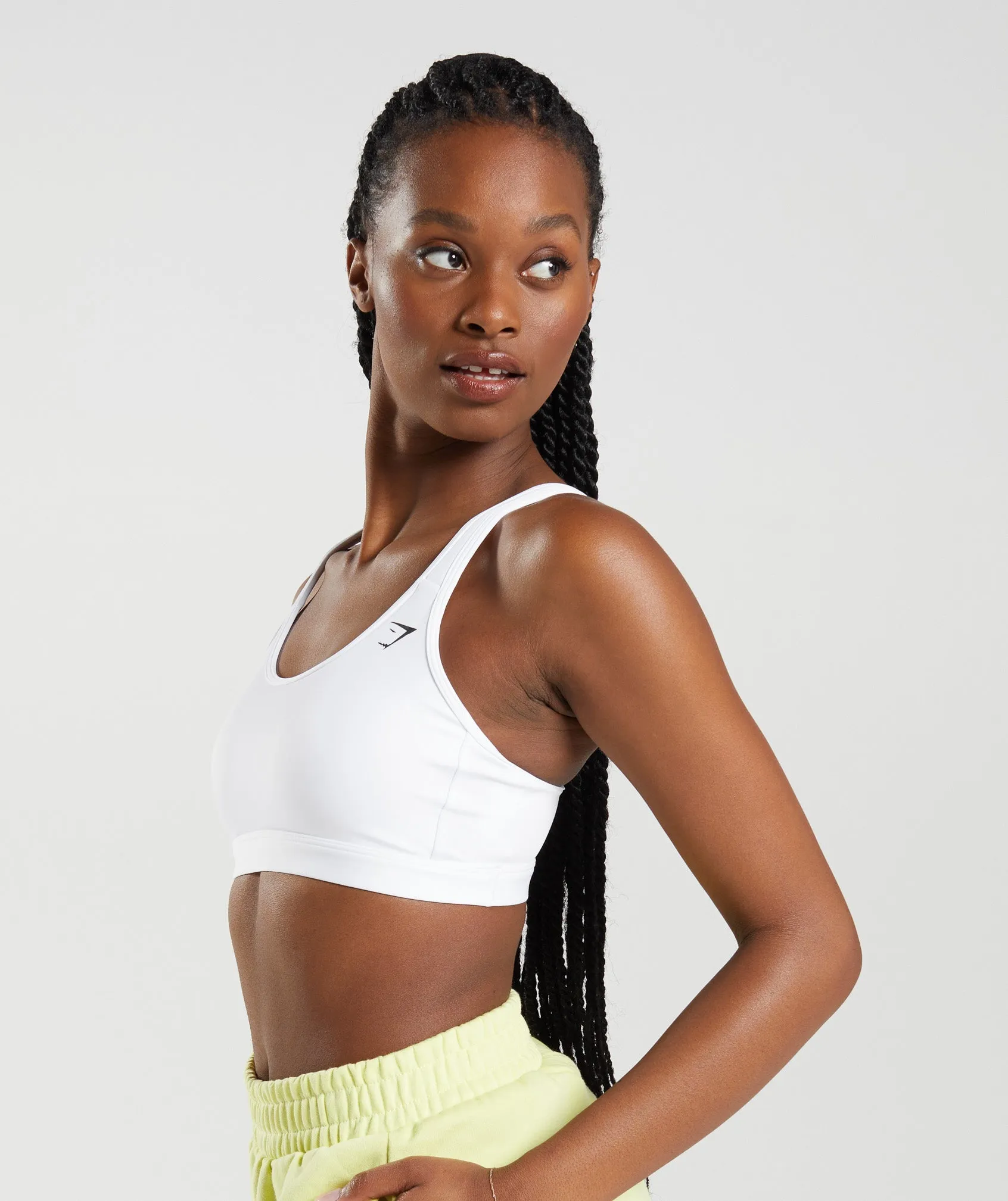 Gymshark Scoop Neck Sports Bra - White sold by Gymshark product image thumbnail 3