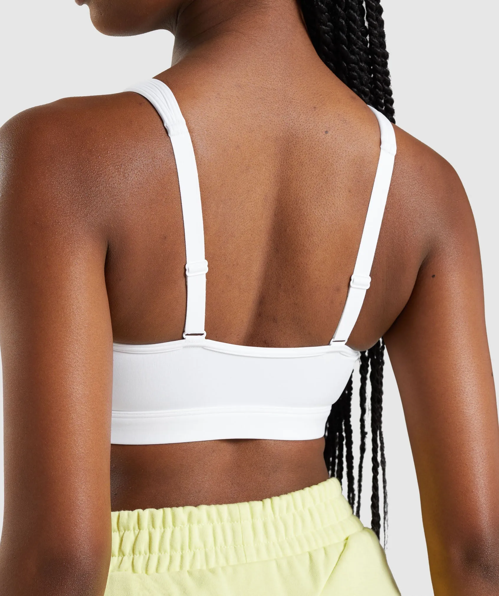 Gymshark Scoop Neck Sports Bra - White sold by Gymshark product image thumbnail 5