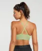 Gymshark Ruched Sports Bra - Light Sage Green sold by Gymshark