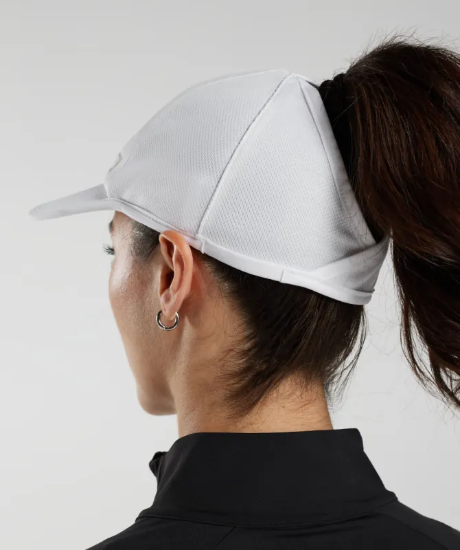 Gymshark Ponytail Cap - White sold by Gymshark