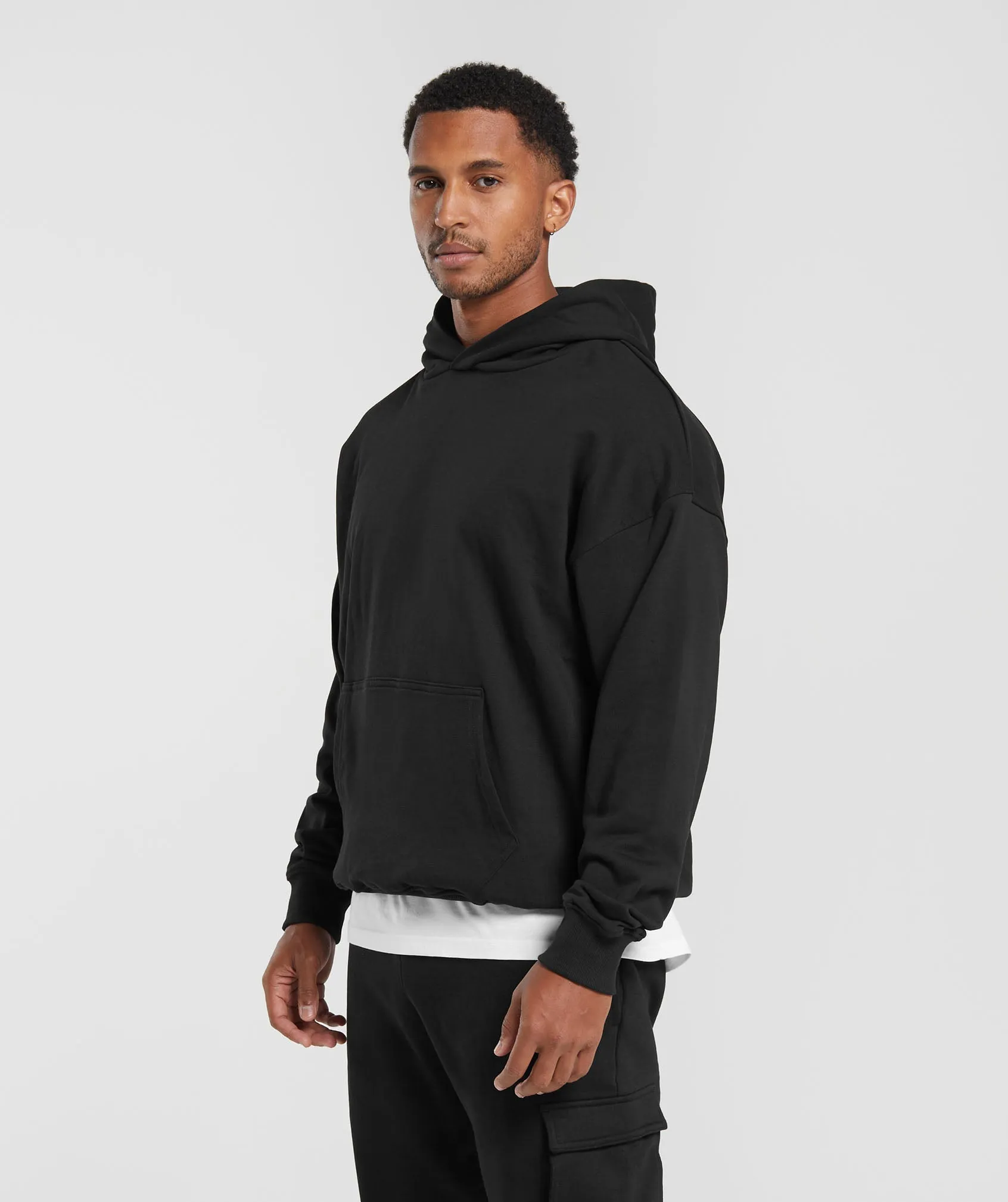 Gymshark Rest Day Essentials Hoodie - Black sold by Gymshark product image thumbnail 2