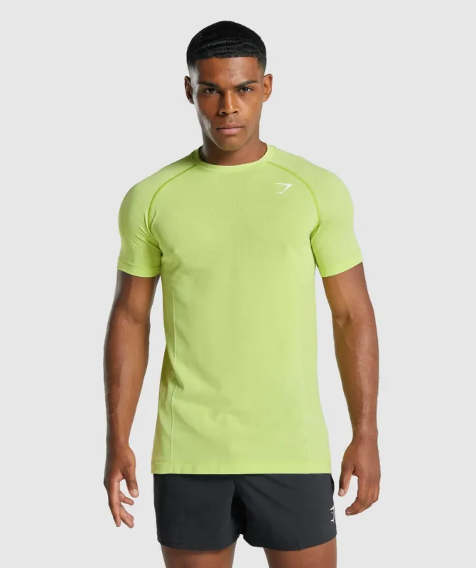 Gymshark Vital Light seamless T-Shirt - Yellow Marl sold by Gymshark