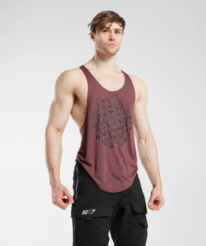GS x David Laid Stringer - Magenta Brown sold by Gymshark