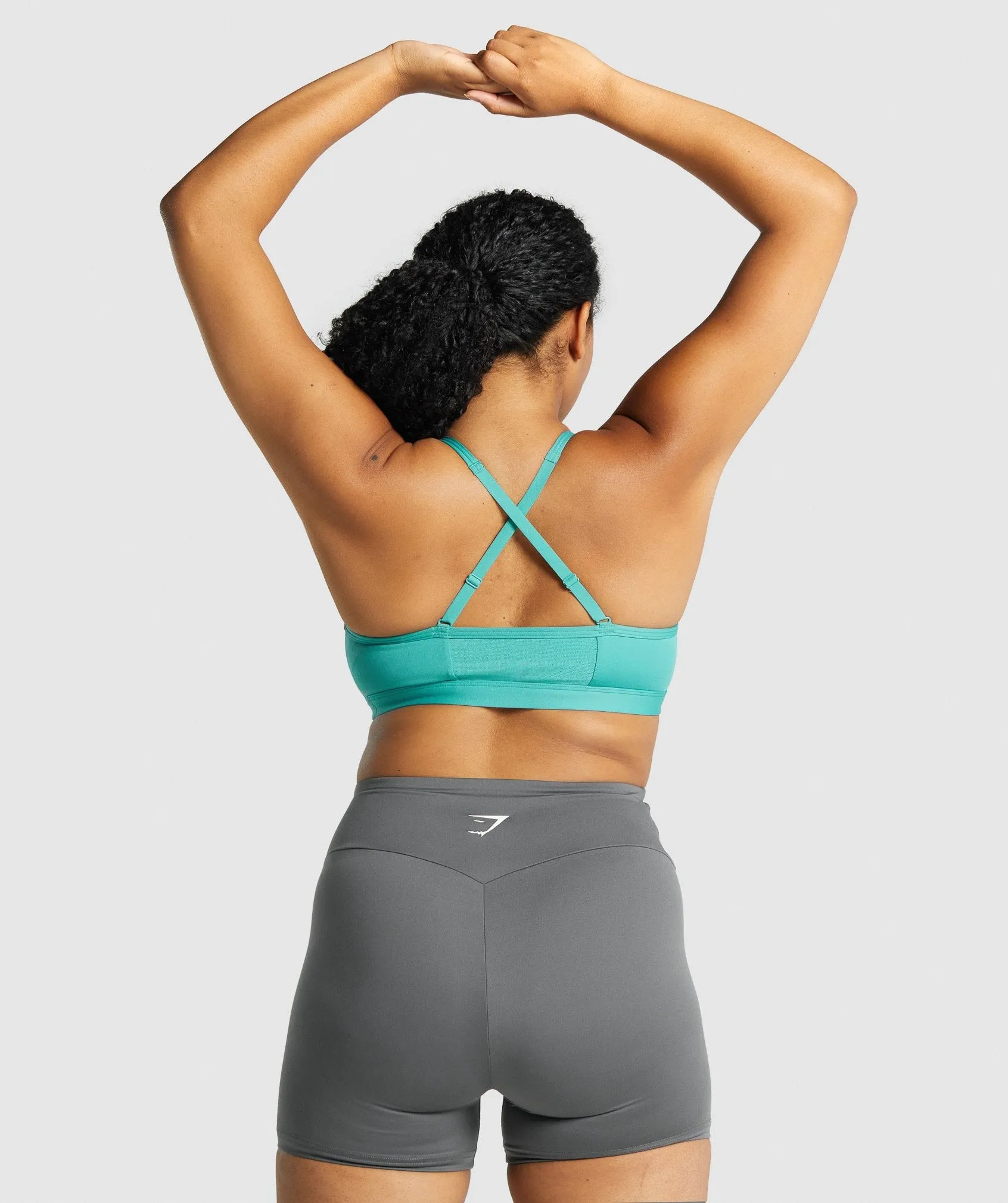 Gymshark Ruched Sports Bra - Teal sold by Gymshark product image thumbnail 2