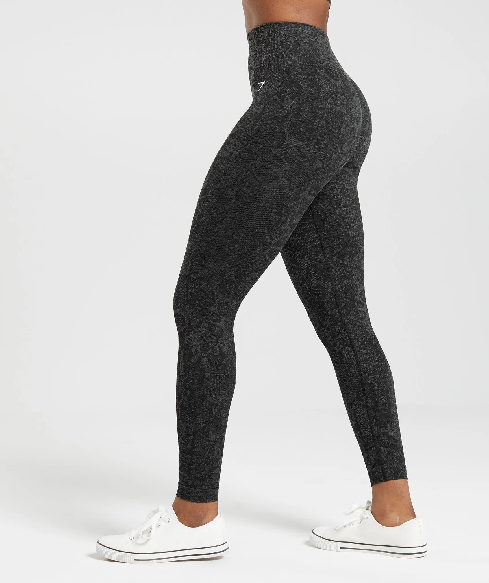 Gymshark Adapt Animal Seamless Leggings - Urban Grey/Black sold by Gymshark product image thumbnail 3