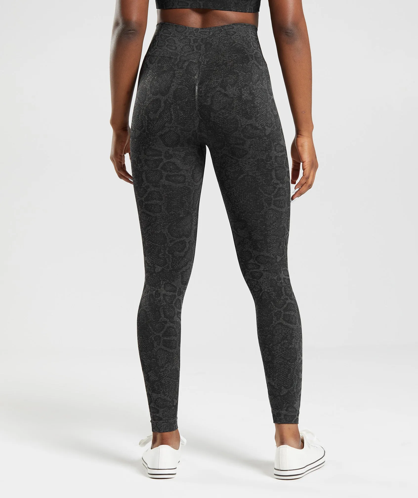 Gymshark Adapt Animal Seamless Leggings - Urban Grey/Black sold by Gymshark product image thumbnail 2