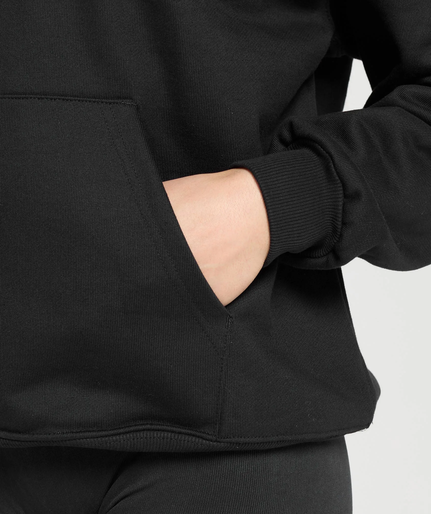 Gymshark Praying Hands Oversized Hoodie - Black sold by Gymshark product image thumbnail 5