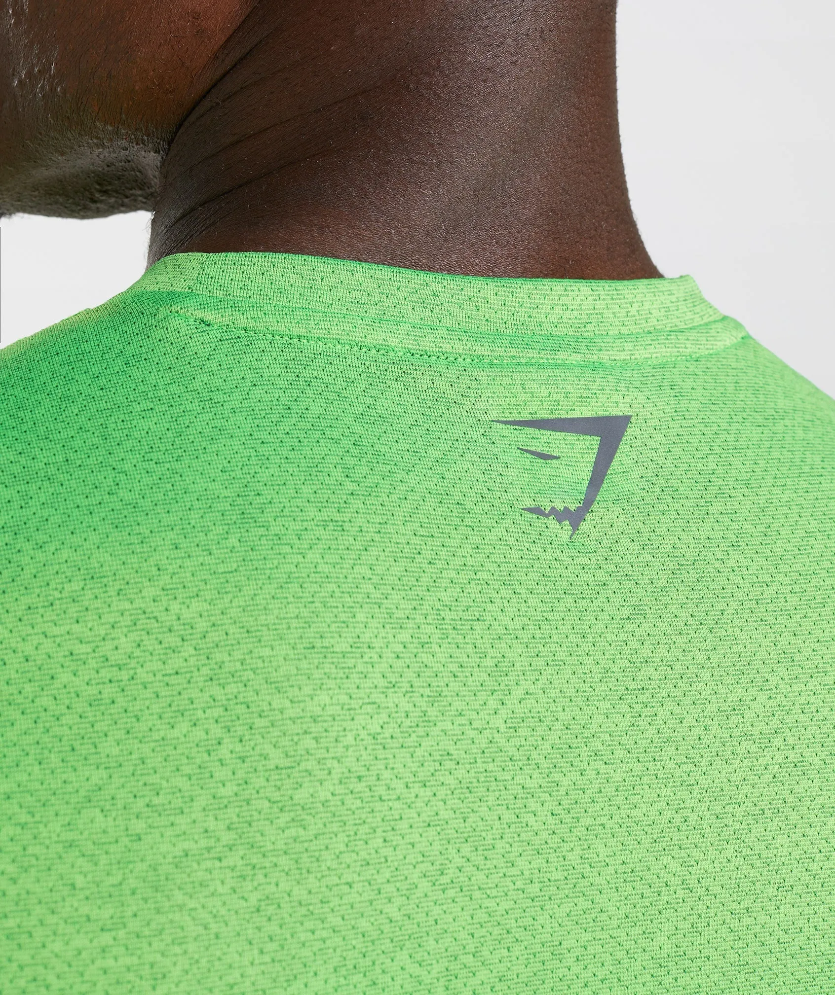Gymshark Sport T-Shirt - Fluo Lime/Black Marl sold by Gymshark product image thumbnail 5