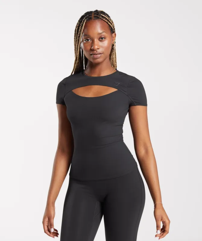 Gymshark Elevate Top - Black sold by Gymshark