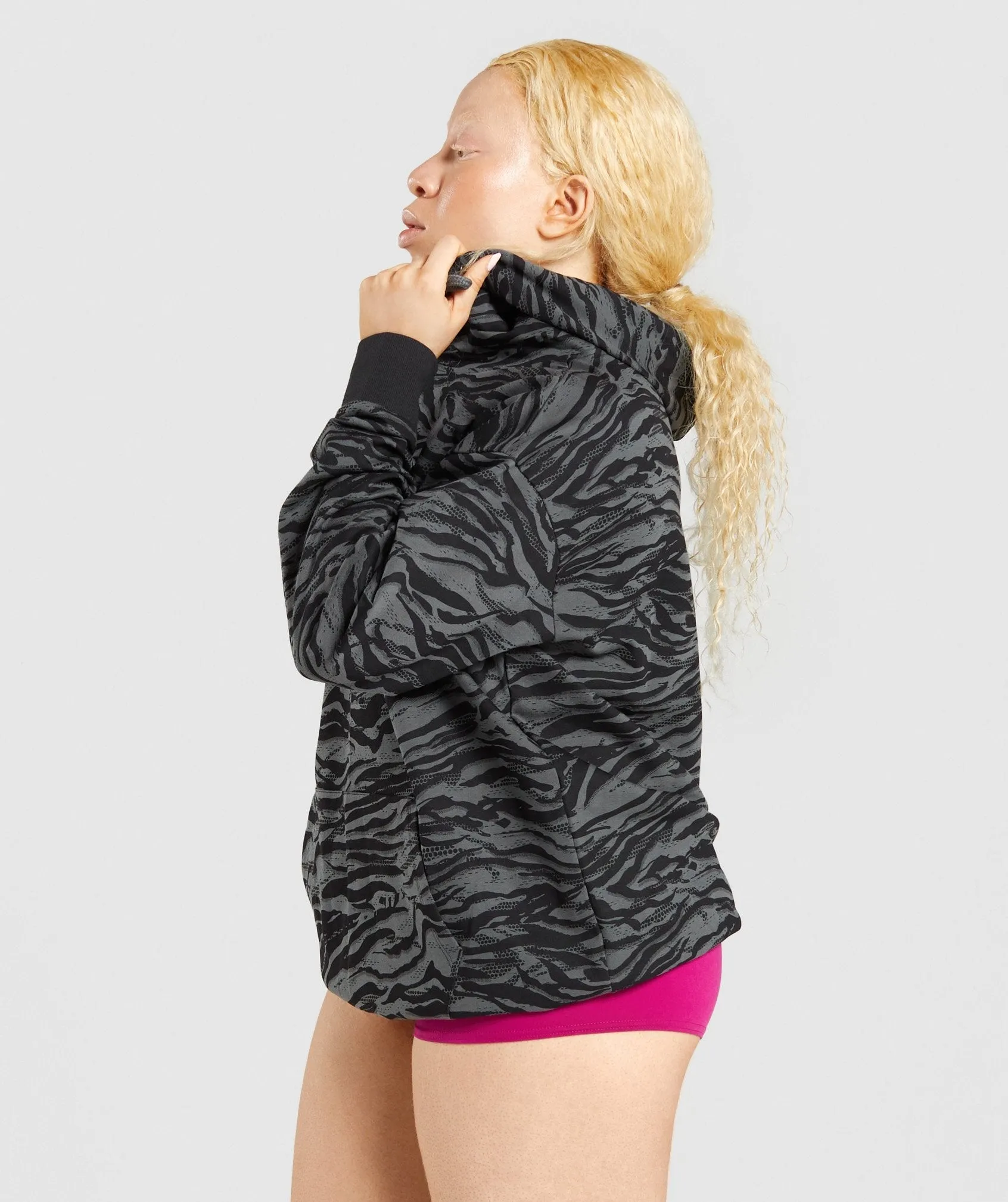 Gymshark Animal Graphic Hoodie - Black Print sold by Gymshark product image thumbnail 3