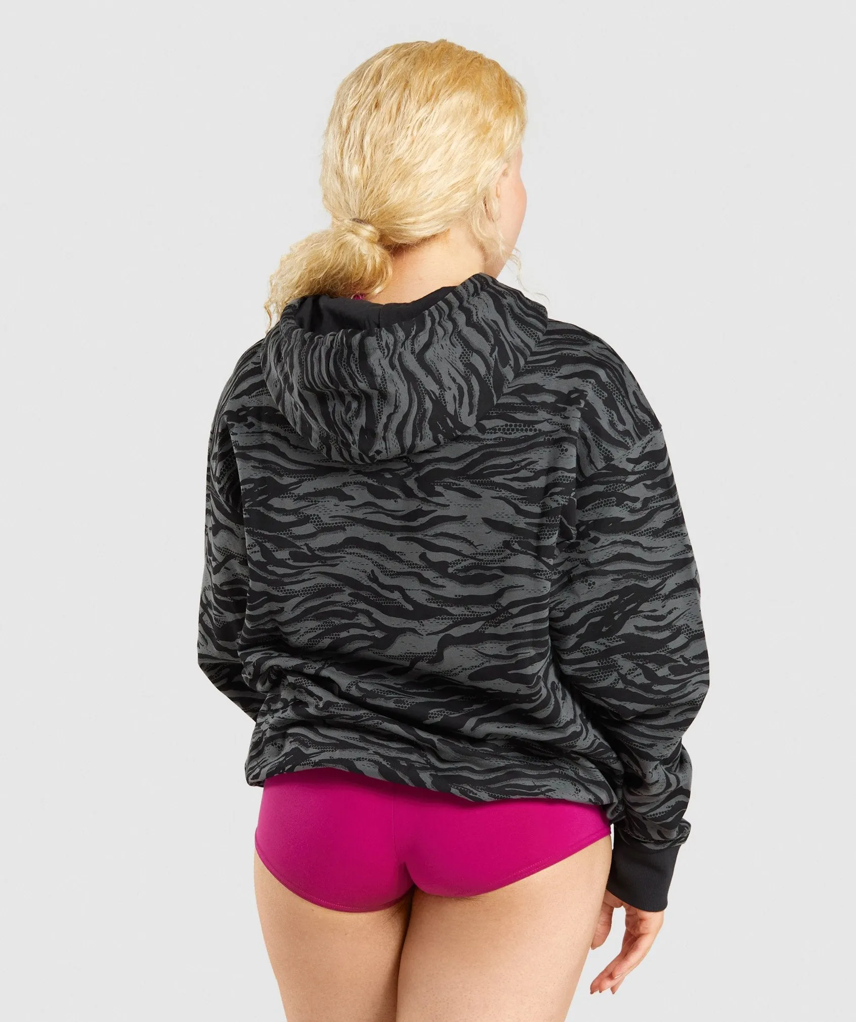 Gymshark Animal Graphic Hoodie - Black Print sold by Gymshark product image thumbnail 2