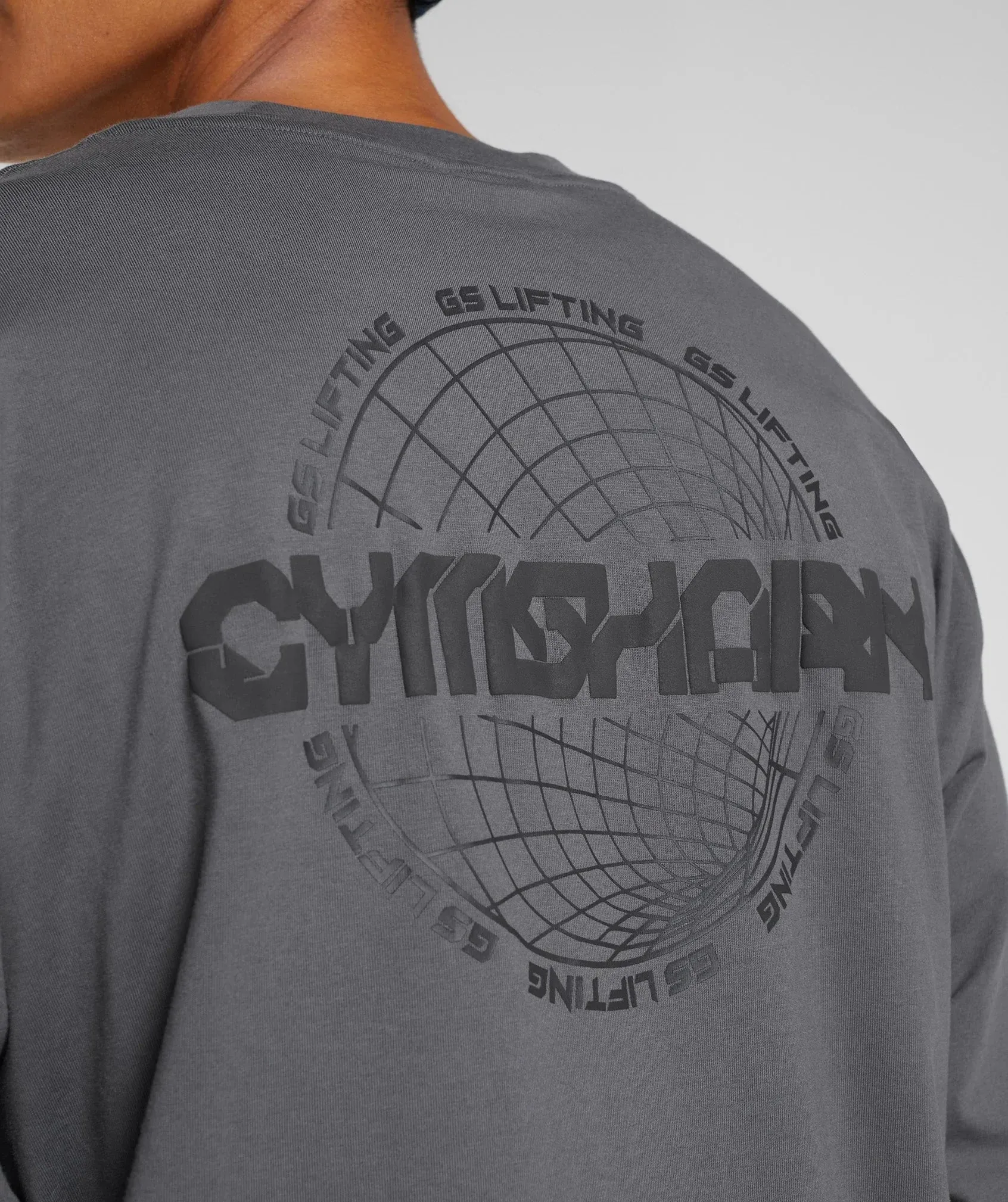 Gymshark Vibes Long Sleeve T-Shirt - Silhouette Grey sold by Gymshark product image thumbnail 5